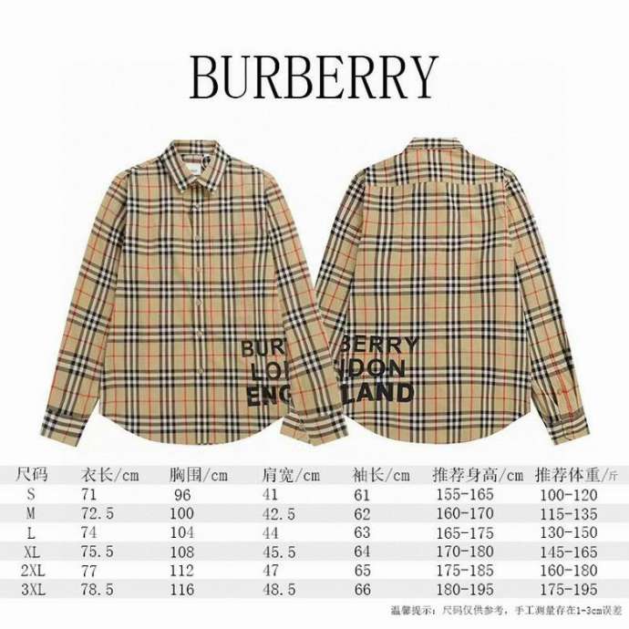 Picture of Burberry Shirts Long _SKUBurberryS-3XL25mtn0921196